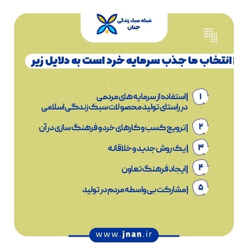 پنل سرمایه گذاری ( جمع سپاری مالی ) مردمی برای حمایت از تولید کنندگان محصولات سبک زندگی