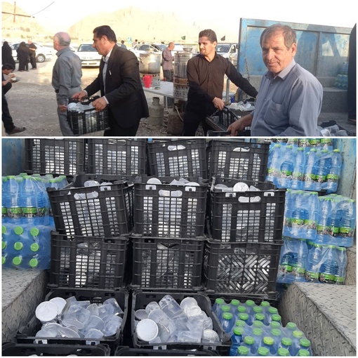 خدمات به زائرین ابا عبدالله الحسین (ع) در مرز خسروی و در مسیر  سرپلذهاب و قصرشیرین